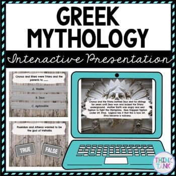 Greek Mythology Interactive Google Slides™ Presentation | Distance Learning