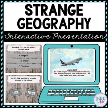 Strange Geography Interactive Google Slides™ Presentation | Distance Learning