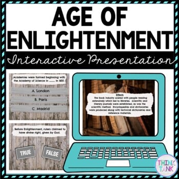 Enlightenment Interactive Google Slides™ Presentation | Distance Learning