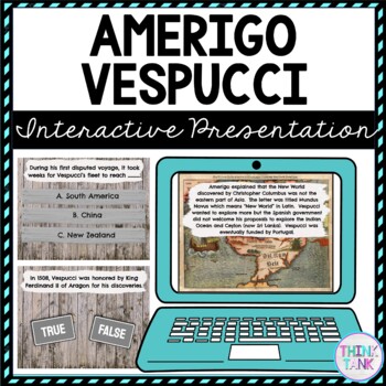 Amerigo Vespucci Interactive Google Slides™ Presentation | Distance Learning