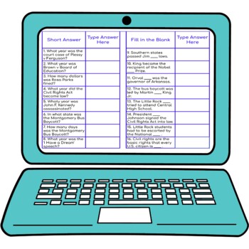 Civil Rights Secret Message Activity for Google Sheets™ I Distance Learning - Image 3