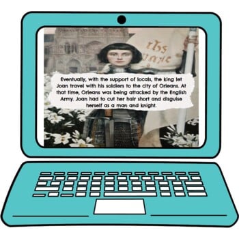 Joan of Arc Interactive Google Slides™ Presentation | Distance Learning - Image 2