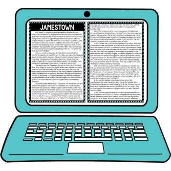 Jamestown Secret Message Activity for Google Sheets™ I Distance Learning - Image 4