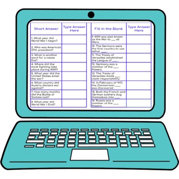World War I Secret Message Activity for Google Sheets™ I Distance Learning - Image 3