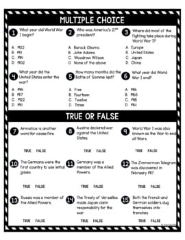 World War I DIGITAL Reading Passage and Questions - Self Grading - Image 3