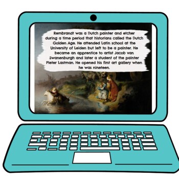 Famous Artists #4 Interactive Google Slides™ Presentation | Distance Learning - Image 2