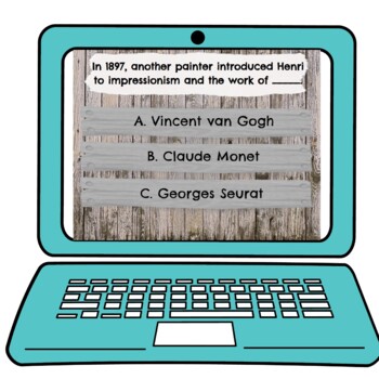 Famous Artists #1 Interactive Google Slides™ Presentation | Distance Learning - Image 3