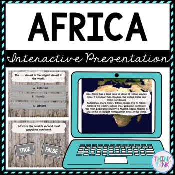 Africa Interactive Google Slides™ Presentation | Distance Learning | Geography