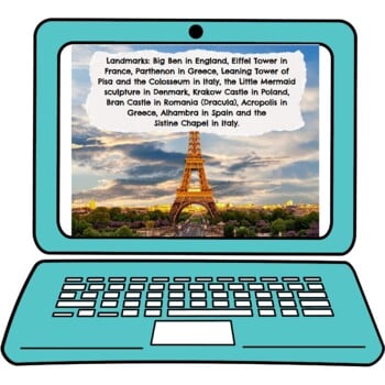 Europe Interactive Google Slides™ Presentation | Distance Learning | Geography - Image 2