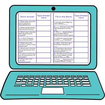 Civil War Reconstruction Secret Message Activity for Google Sheets™ - Image 3