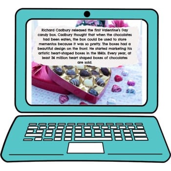 Valentine's Day Interactive Google Slides™ Presentation | Distance Learning - Image 2