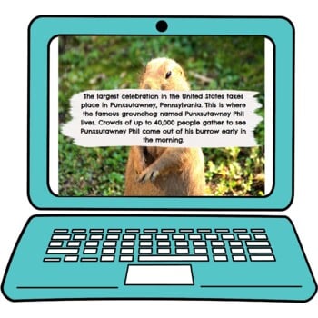 Groundhog Day Interactive Google Slides™ Presentation | Distance Learning - Image 2