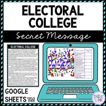 Electoral College Secret Message Activity for Google Sheets™