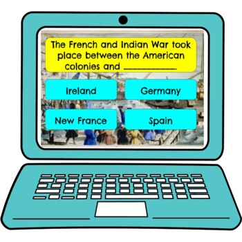 Revolutionary War Causes Review Game Board | Digital | Google Slides - Image 4