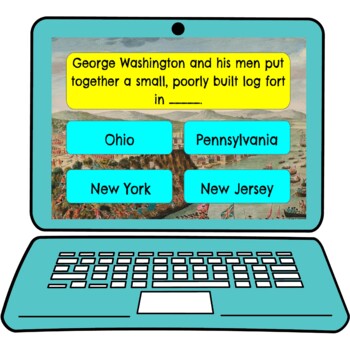French and Indian War Review Game Board | Digital | Google Slides - Image 4