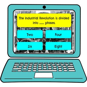 Industrial Revolution Review Game Board | Digital | Google Slides - Image 2