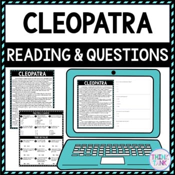 Cleopatra DIGITAL Reading Passage and Questions - Self Grading