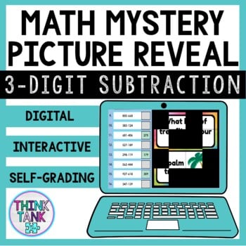 3-Digit Subtraction WITH Regrouping | Math Mystery Picture Reveal | Joke | SET 2