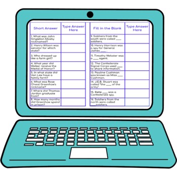 Spies of the Civil War Secret Message Activity for Google Sheets™ - Image 3