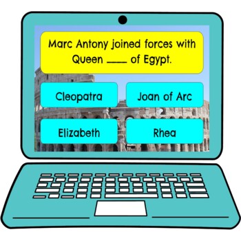 Ancient Rome Review Game Board | Digital | Google Slides | Ancient History - Image 4