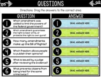 Bill of Rights DIGITAL Interactive Notebook | Choice Board | U.S. Constitution - Image 4