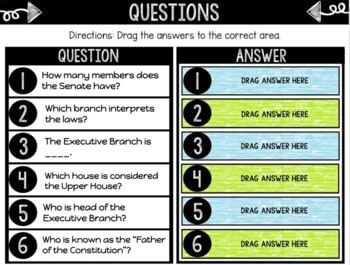 Branches of Government DIGITAL Interactive Notebook | Choice Board - Image 2