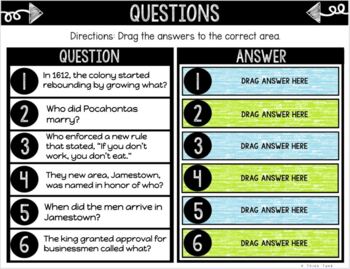 Jamestown DIGITAL Interactive Notebook | Choice Board | Pocahontas - Image 2