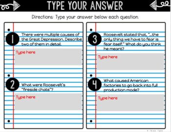 Great Depression DIGITAL Interactive Notebook | Choice Board | Dust Bowl - Image 4