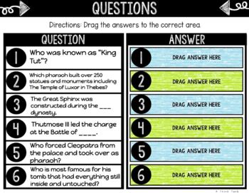 Ancient Egypt DIGITAL Interactive Notebook | Choice Board | King Tut - Image 2