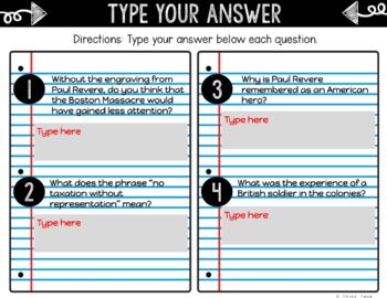 Paul Revere DIGITAL Interactive Notebook | American Revolution - Image 4
