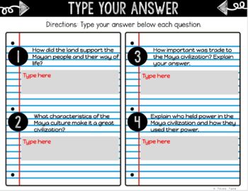 Maya Civilization DIGITAL Interactive Notebook | Choice Board | Ancient History - Image 4