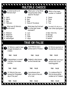St. Patrick's Day DIGITAL Reading Passage & Questions - Self Grading - Image 4