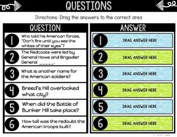 Battle of Bunker Hill DIGITAL Interactive Notebook | Revolutionary War - Image 2