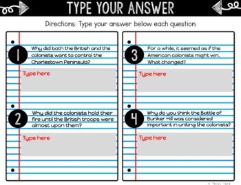 Battle of Bunker Hill DIGITAL Interactive Notebook | Revolutionary War - Image 4