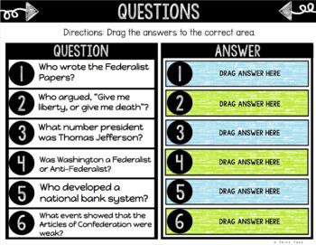 Federalists and Anti-Federalists DIGITAL Interactive Notebook | Choice Board - Image 2