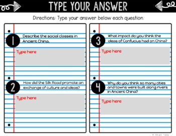 Ancient China DIGITAL Interactive Notebook | Choice Board - Image 4