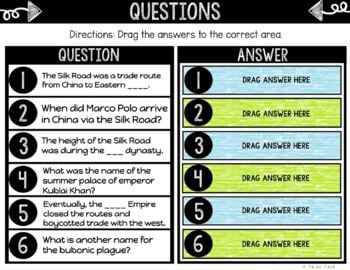 Silk Road DIGITAL Interactive Notebook | Choice Board | Ancient China (Copy) - Image 2
