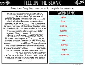 Solar System DIGITAL Interactive Notebook | Choice Board - Image 3