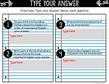 First Amendment DIGITAL Interactive Notebook | Choice Board | U.S. Constitution - Image 4