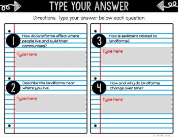 Landforms DIGITAL Interactive Notebook | Choice Board - Image 4
