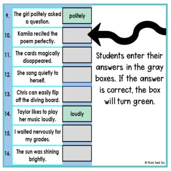 Adverbs Activity - Grammar Mystery Picture Reveal - Joke - Digital - LY ending - Image 3