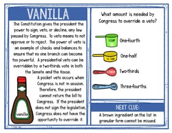 Branches of Government Activity - Scavenger Hunt Challenge - Gallery Walk - Image 2
