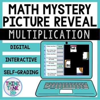 Multiplication as a Comparison Math Mystery Picture - Interpret Equations 4.OA.1