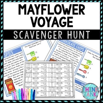 Mayflower Activity - Scavenger Hunt Challenge - Gallery Walk