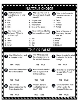 Lost Colony of Roanoke DIGITAL Reading Passage and Questions - Self Grading - Image 4