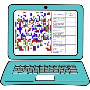 Salem Witch Trials Secret Message Activity for Google Sheets™ - Image 2
