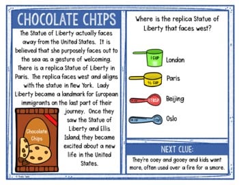 Statue of Liberty Activity - Scavenger Hunt Challenge - Gallery Walk - Image 2