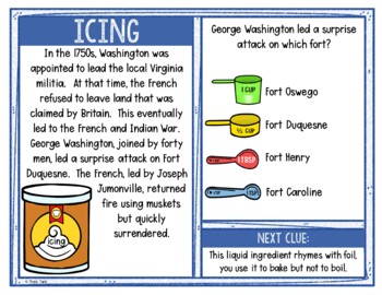 George Washington Activity - Scavenger Hunt Challenge - Gallery Walk - Image 4