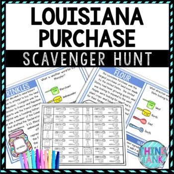 Louisiana Purchase Activity - Scavenger Hunt Challenge - Gallery Walk