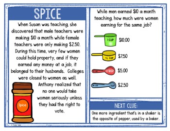 Susan B. Anthony Activity - Scavenger Hunt Challenge - Women's History Month - Image 2